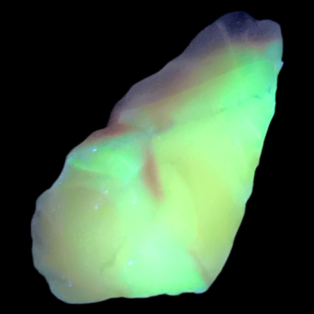 Pink Multitone Art Glass Cullet Glowing Manganese Slag‎ Glass #4GL312